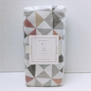 Pottery Barn Geo Crib Skirt - Multi-Color